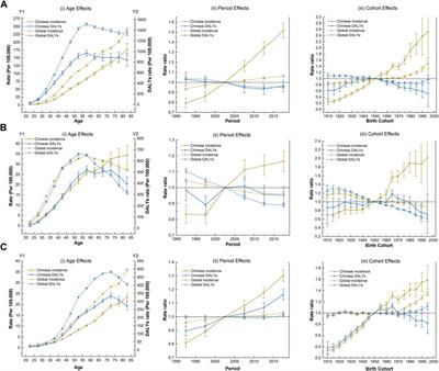 Trends in the Disease Burden and Risk Factors of Women’s Cancers in China From 1990 to 2019